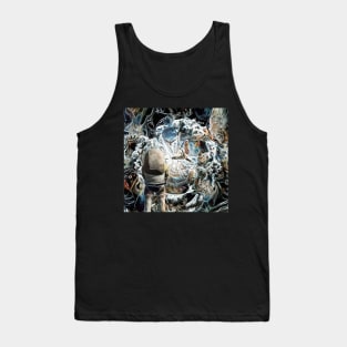 Astronaut in abstract tunnel Tank Top